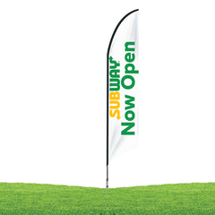 14 ft. Subway Now Open Feather Flag Kit