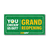 Subway Grand Reopening Banner