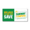 Subway Coupons Banner