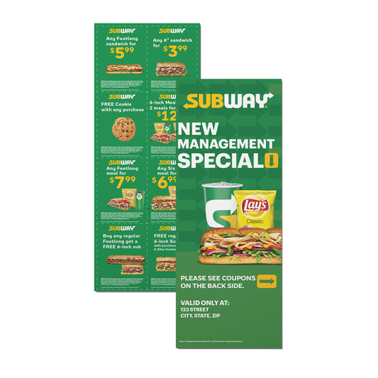 Subway Bag Stuffers - New Management