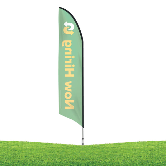 14 ft. Subway Now Hiring Feather Flag Kit