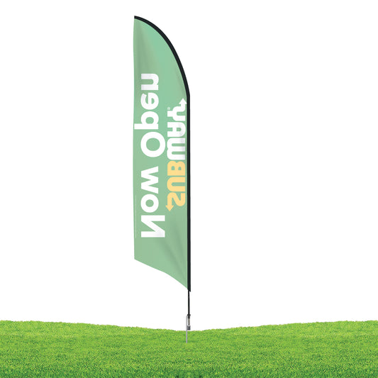 14 ft. Subway Now Open Feather Flag Kit