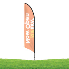 14 ft. Subway Now Open Feather Flag Kit