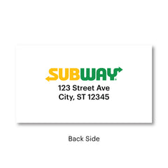 Subway Free Cookie Promo Card