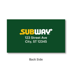 Subway BOGO Promo Card