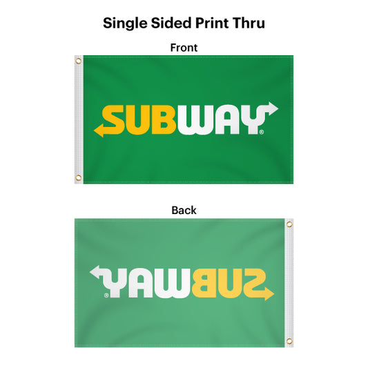 Subway Pole Flag