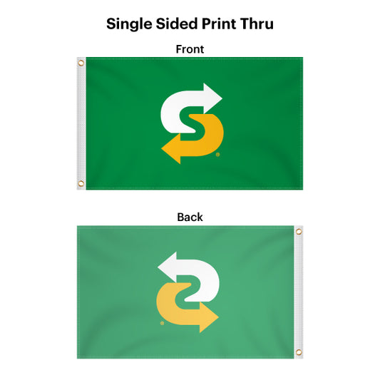 Subway Choice Mark Pole Flag