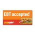 EBT accepted Small Window Decal