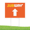 24"x18" Subway Ahead Directional Yard Sign