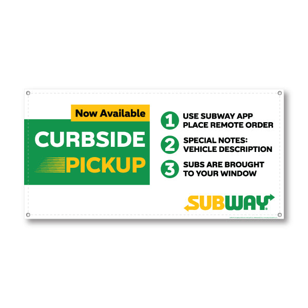 Curbside Pickup Banner