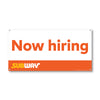 Subway Now hiring Banner