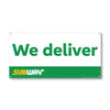 Subway We deliver Banner