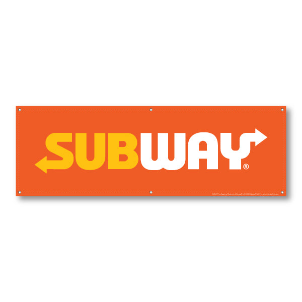 Subway Logo Banner