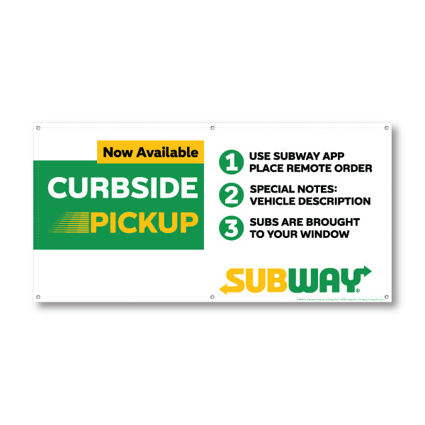 Curbside Pickup Banner