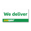 Subway We deliver Banner