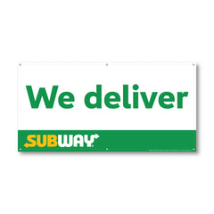 Subway We deliver Banner