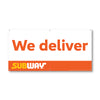 Subway We deliver Banner