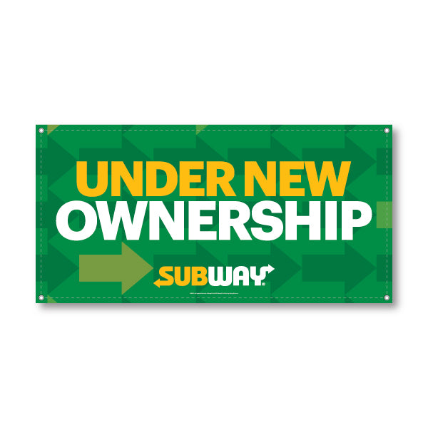 Subway Under New Ownership Banner | Subway Prints