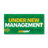 Under New Management Banner