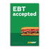 EBT accepted 24X36 Window Cling