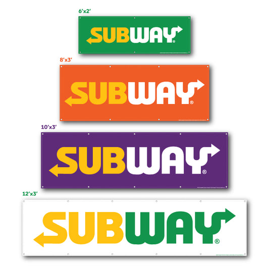 Subway Logo Banner