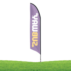 14 ft. Subway Feather Flag Kit - Purple Background