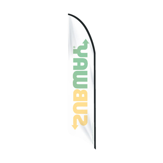 Subway Feather Flag Only - White Background