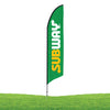 14 ft. Subway Feather Flag Kit - Green Background