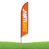 14 ft. Subway Feather Flag Kit - Orange Background