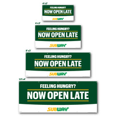 Now Open Late Banner